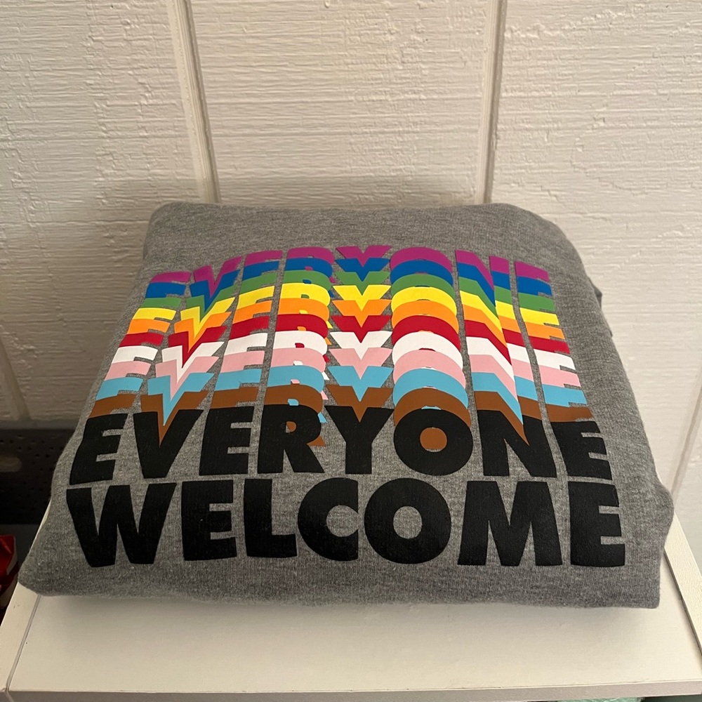 Gray pride hoodie